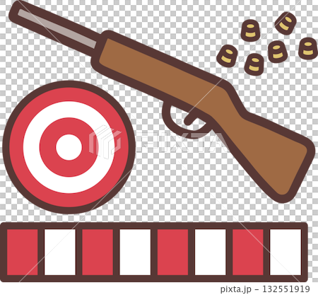 出店の射的 132551919