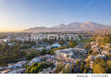 Aerial view of the city of Arequipa Aerial view of the city of Arequipa 132551985