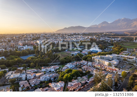 Aerial view of the city of Arequipa 132551986