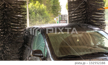 Car inside the tunnel 132552166