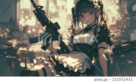 メイド姿の戦闘員 132552431