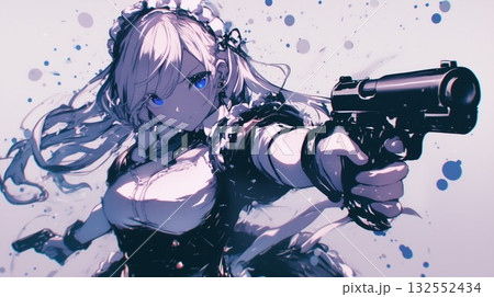 メイド姿の戦闘員 メイド姿の戦闘員 132552434