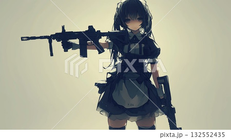 メイド姿の戦闘員 132552435