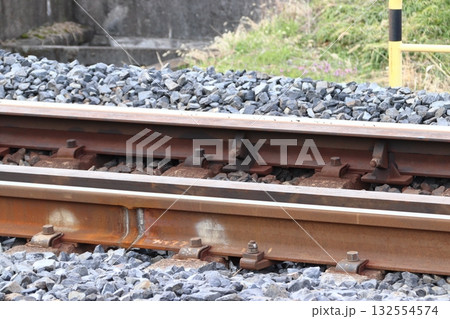 高崎線：ロングレール溶接跡（埼玉県鴻巣市） 132554574