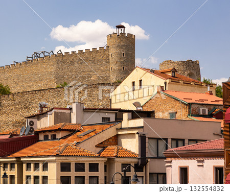 Skopje Fortress in old town of Skopje, North Macedonia 132554832