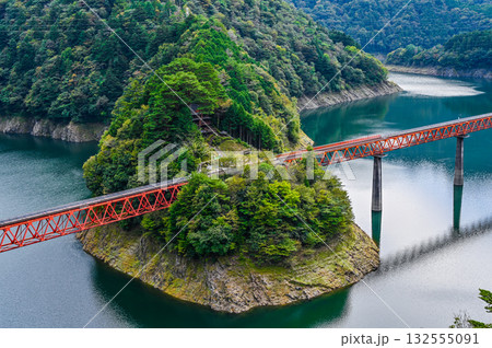 静岡県奥大井湖上の駅 静岡県奥大井湖上の駅 132555091