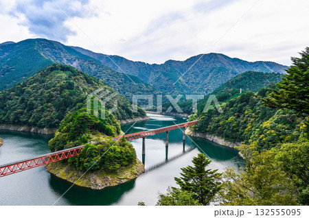静岡県奥大井湖上の駅 静岡県奥大井湖上の駅 132555095