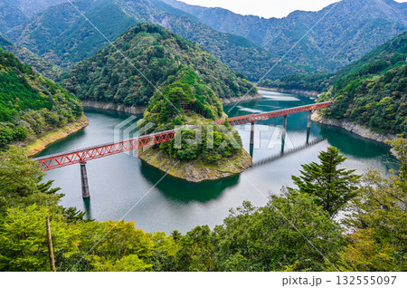 静岡県奥大井湖上の駅 静岡県奥大井湖上の駅 132555097