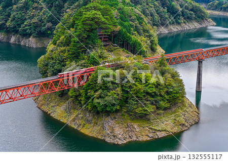 静岡県奥大井湖上の駅 静岡県奥大井湖上の駅 132555117
