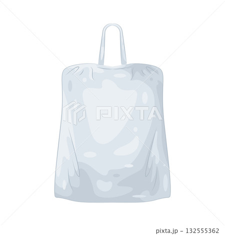 Illustration of laundry bag 132555362