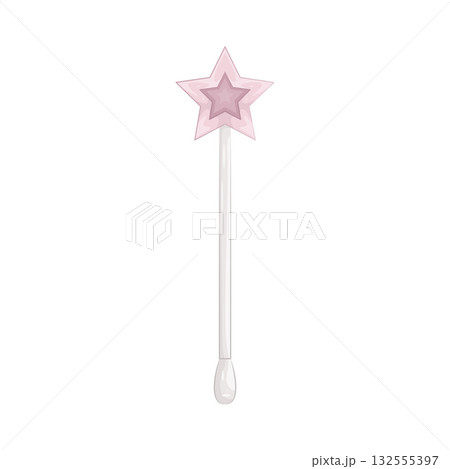 Illustration of magic wand toy 132555397
