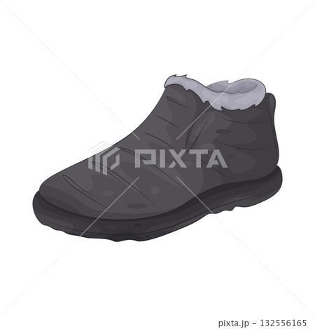 Illustration of winter shoes Illustration of winter shoes 132556165