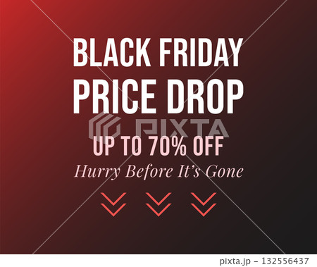 black friday price drop sale announcement black friday price drop sale announcement 132556437