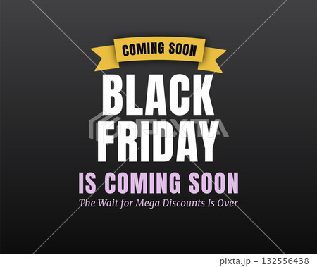 black friday sale coming soon special offer 132556438
