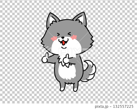 Good! A dog that praises you 132557225