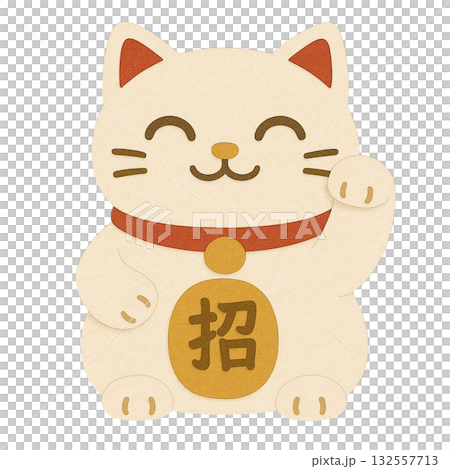 [新年]招財貓插畫 132557713