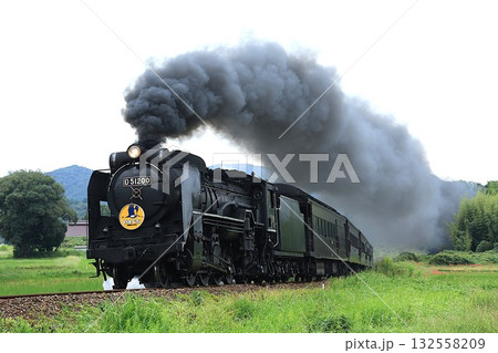 【JR西日本】D51形+35系 快速「SLやまぐち号」(山口線:宮野〜仁保) 【JR西日本】D51形+35系 快速「SLやまぐち号」(山口線:宮野〜仁保) 132558209