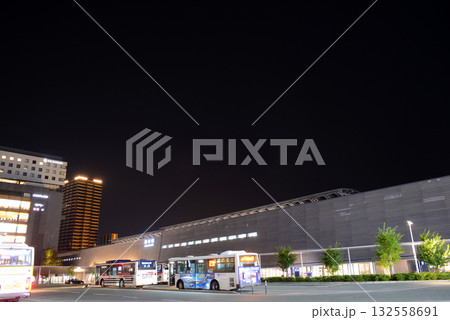 熊本駅の夜景 2025年10月 熊本駅の夜景 2025年10月 132558691