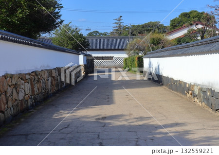 萩城 城下町の堀内 鍵曲(山口県萩市) 萩城 城下町の堀内 鍵曲(山口県萩市) 132559221