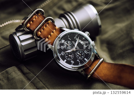 military style men wristwatch military style men wristwatch 132559614
