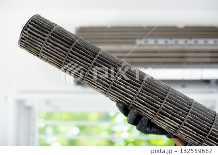 Dirty air conditioner blower Dirty air conditioner blower 132559687