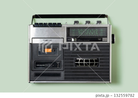 Vintage portable radio Vintage portable radio 132559782
