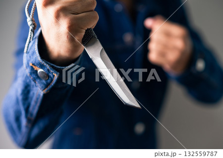 stainless steel knife 132559787