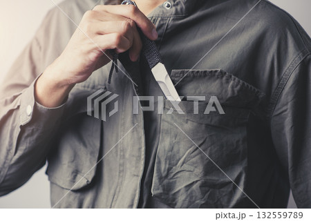 stainless steel knife 132559789