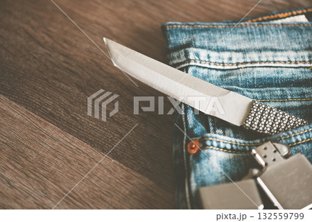 stainless steel knife, EDC for men 132559799