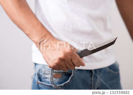 stainless steel knife 132559882