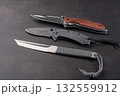 stainless steel knife 132559912