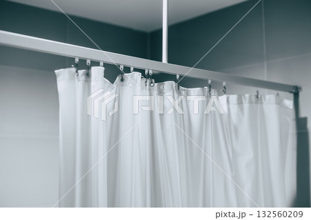 Bathroom plastic rubber PVC Vinyl Curtain water splashing protection in toilet curtain 132560209