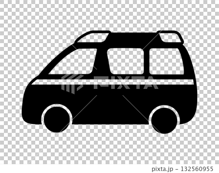 救急車_シルエット 132560955