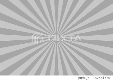 集中線の背景　注目　インパクト　グレー 132561320