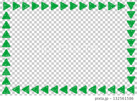 Hand-drawn crayon background with triangular frame Hand-drawn crayon background with triangular frame 132561586