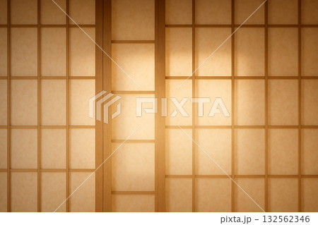 光と影 — 「障子が生み出す優しい光の移ろい」 132562346