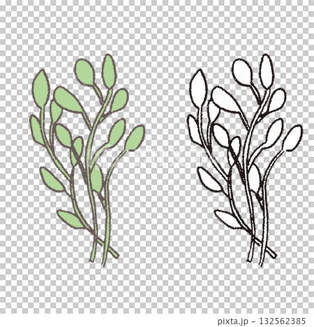 手描きのはこべら 132562385