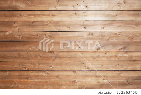 木目や節のある茶色の板が並ぶ横長の背景画像2 木目や節のある茶色の板が並ぶ横長の背景画像2 132563459