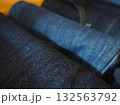 ジーンズ生地の写真（手前ピント） 132563792