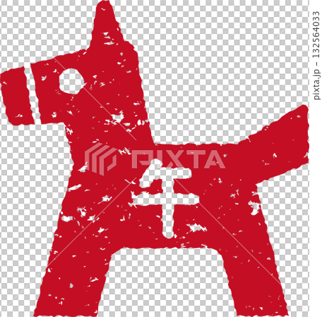 紅色馬印章,帶有“馬”的漢字,向量圖 紅色馬印章,帶有“馬”的漢字,向量圖 132564033