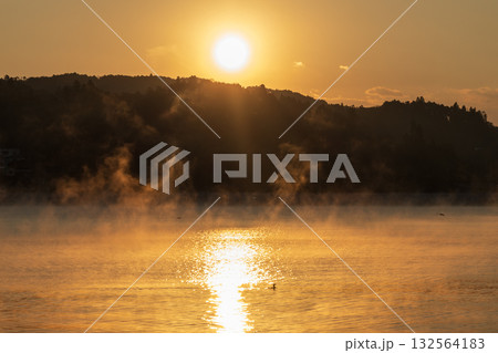 気仙沼市初冬の風景け嵐 気仙沼市初冬の風景け嵐 132564183