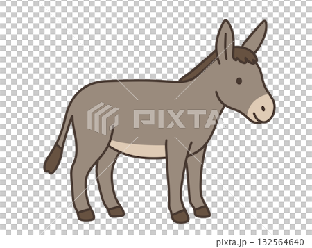 Donkey illustration Donkey illustration 132564640