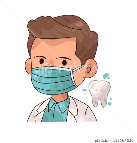 illustration of Dentist 132564820