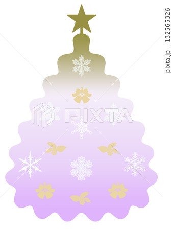 クリスマスツリーのイラスト 132565326