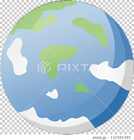 Earth as a Simple Icon Earth as a Simple Icon 132565385