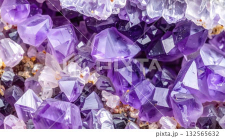 《AI画像》アメジストの結晶イメージ 《AI画像》アメジストの結晶イメージ 132565632