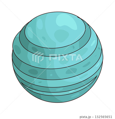 illustration of Stability Ball illustration of Stability Ball 132565651