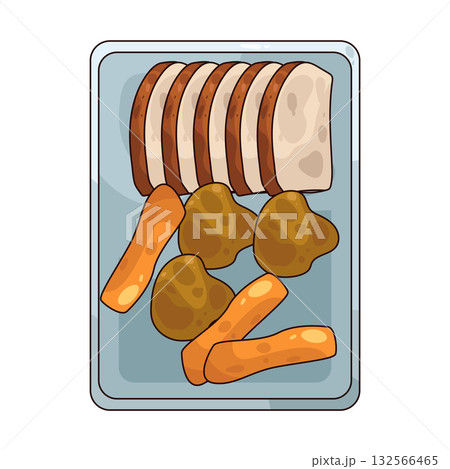 illustration of Meal Prep 132566465