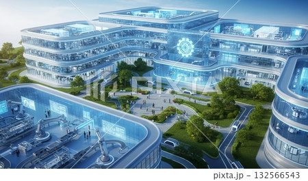 未来を創造するスマートキャンパス 132566543