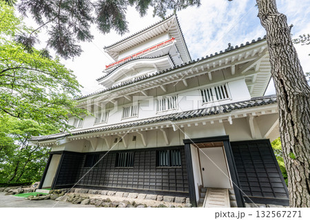 秋田県秋田市　千秋公園　久保田城御隅櫓 132567271